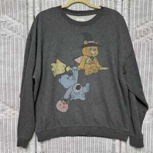 Vintage Halloween Care Bears Oversized Pullover Sweatshirt Size Large